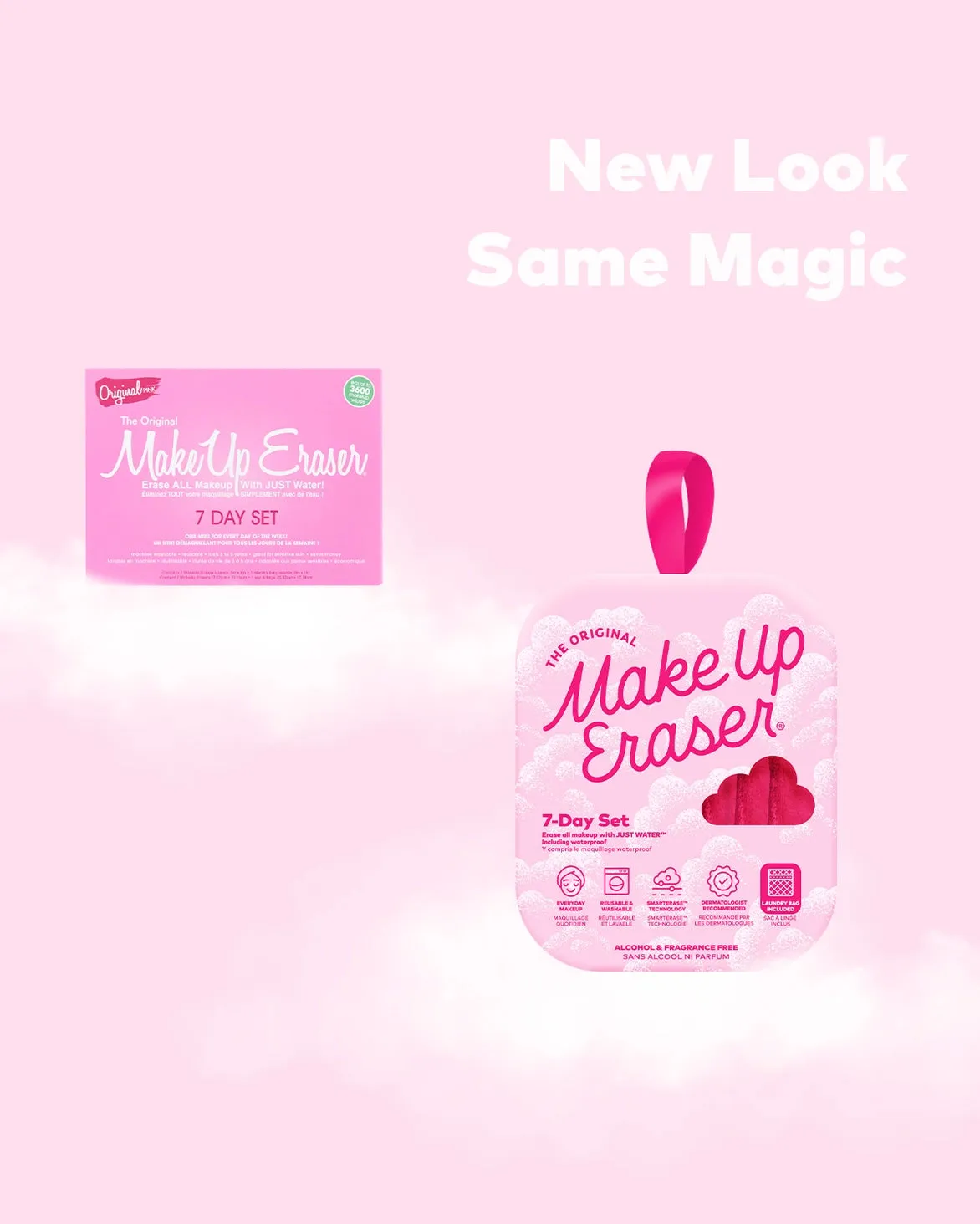 Makeup Eraser Pink 7-Day Set