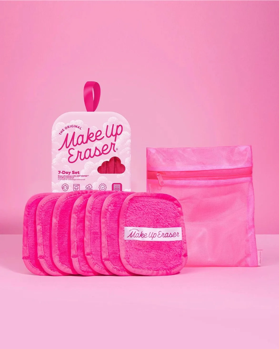 Makeup Eraser Pink 7-Day Set