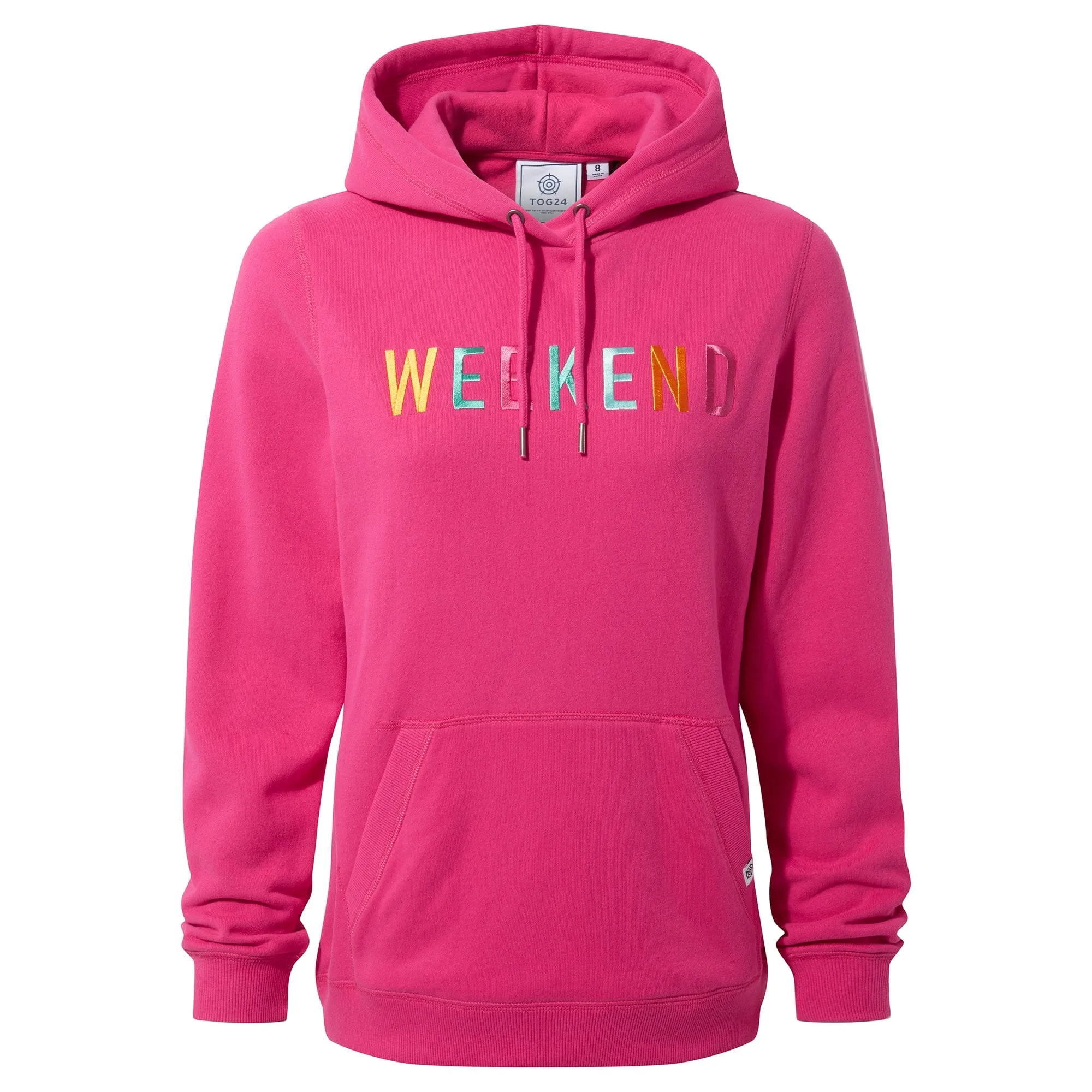 Mariah Womens Hoodie - Hibiscus Pink