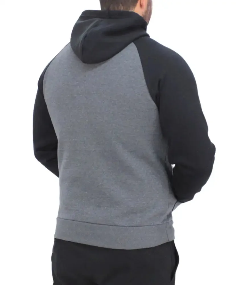 Mens Printed Colourblock Hoody