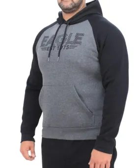 Mens Printed Colourblock Hoody