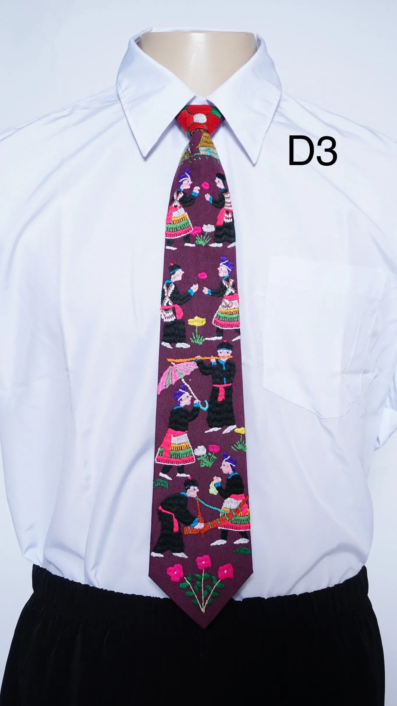 Men's Tie Dark Purple