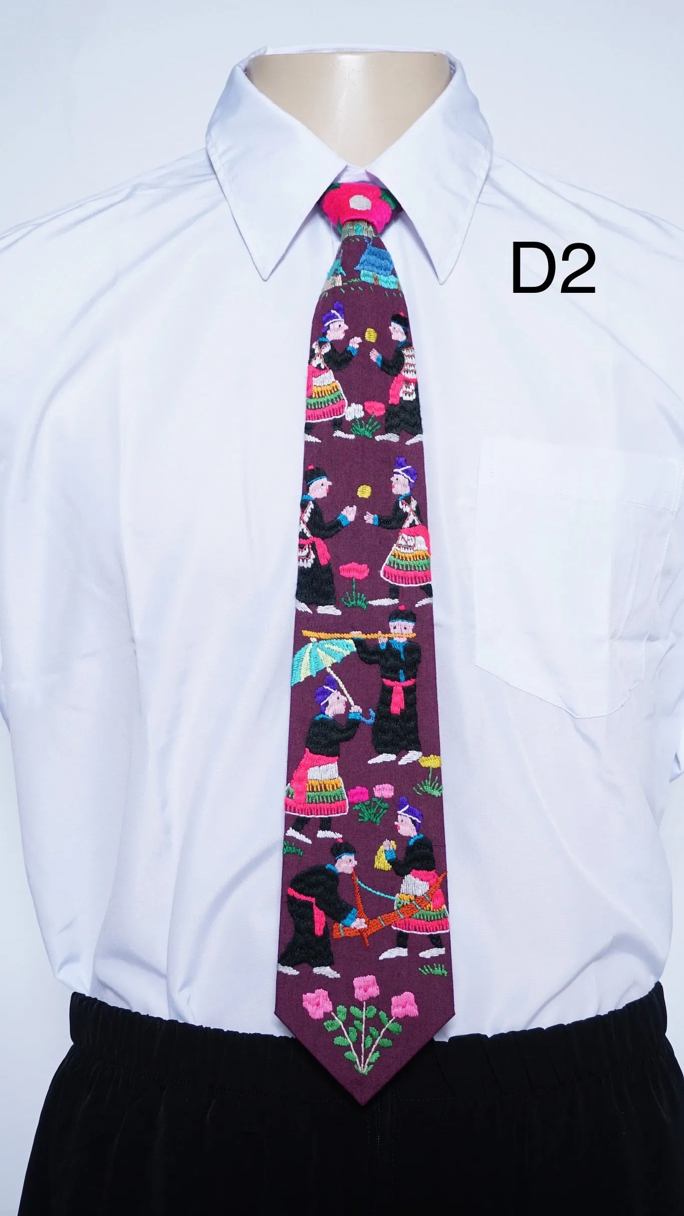 Men's Tie Dark Purple