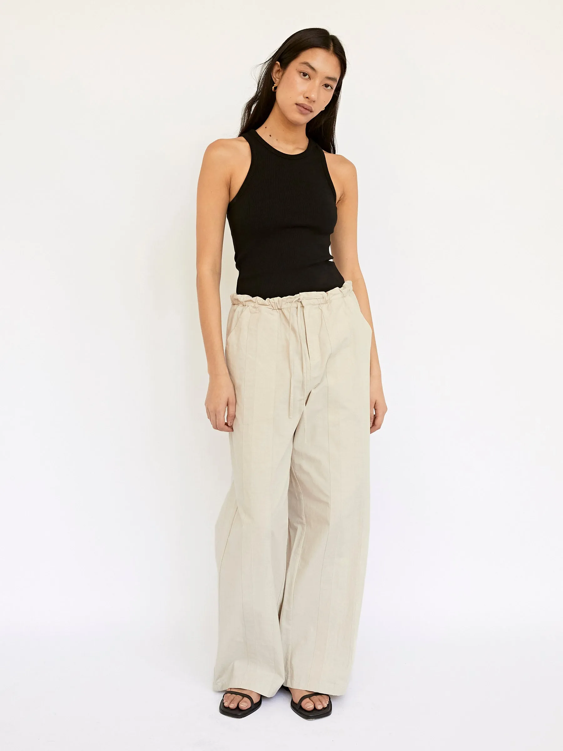 Multi Panelled Cotton Pant