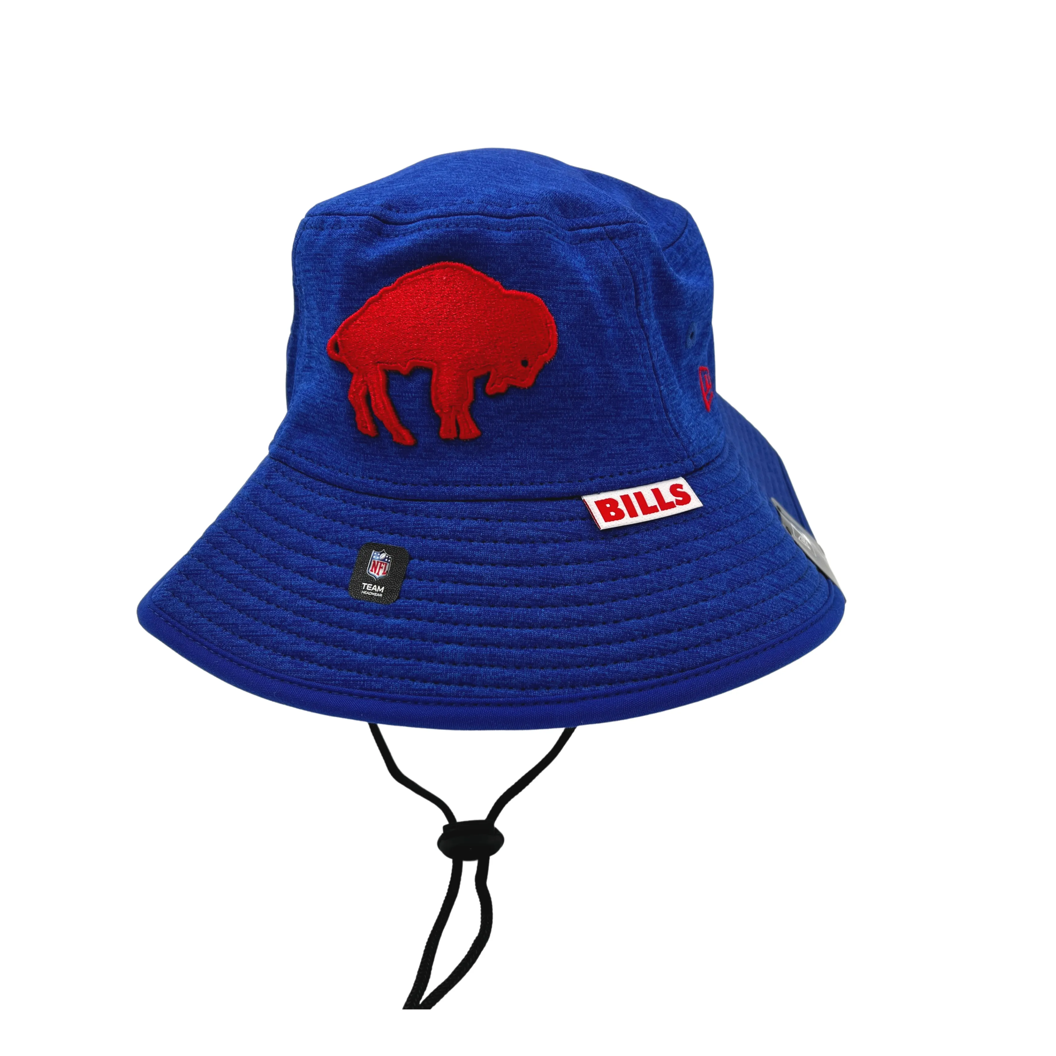 New Era Bills Standing Buffalo Blue Bucket Hat