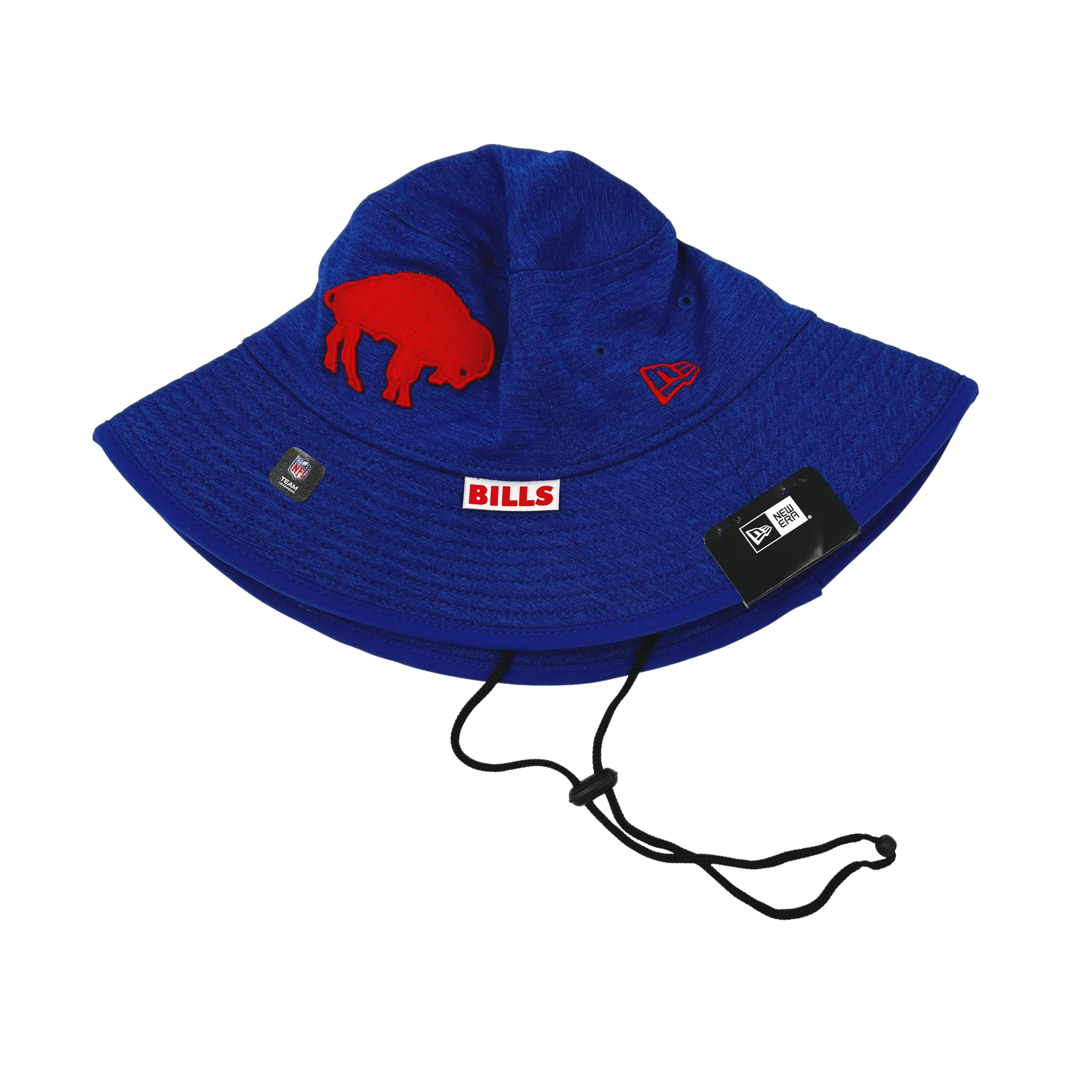 New Era Bills Standing Buffalo Blue Bucket Hat