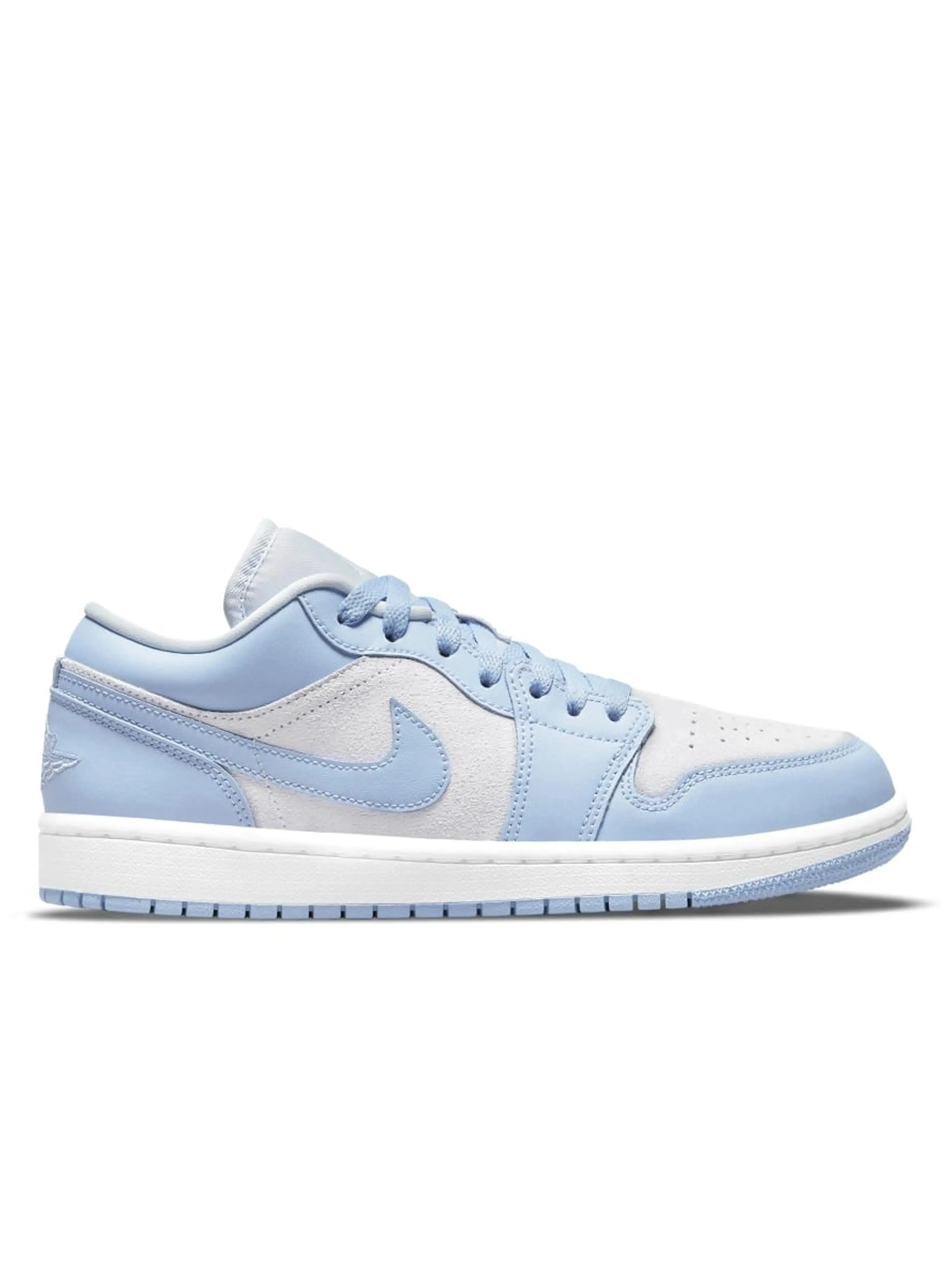 Nike Air Jordan 1 Low Football Grey Aluminum (W)