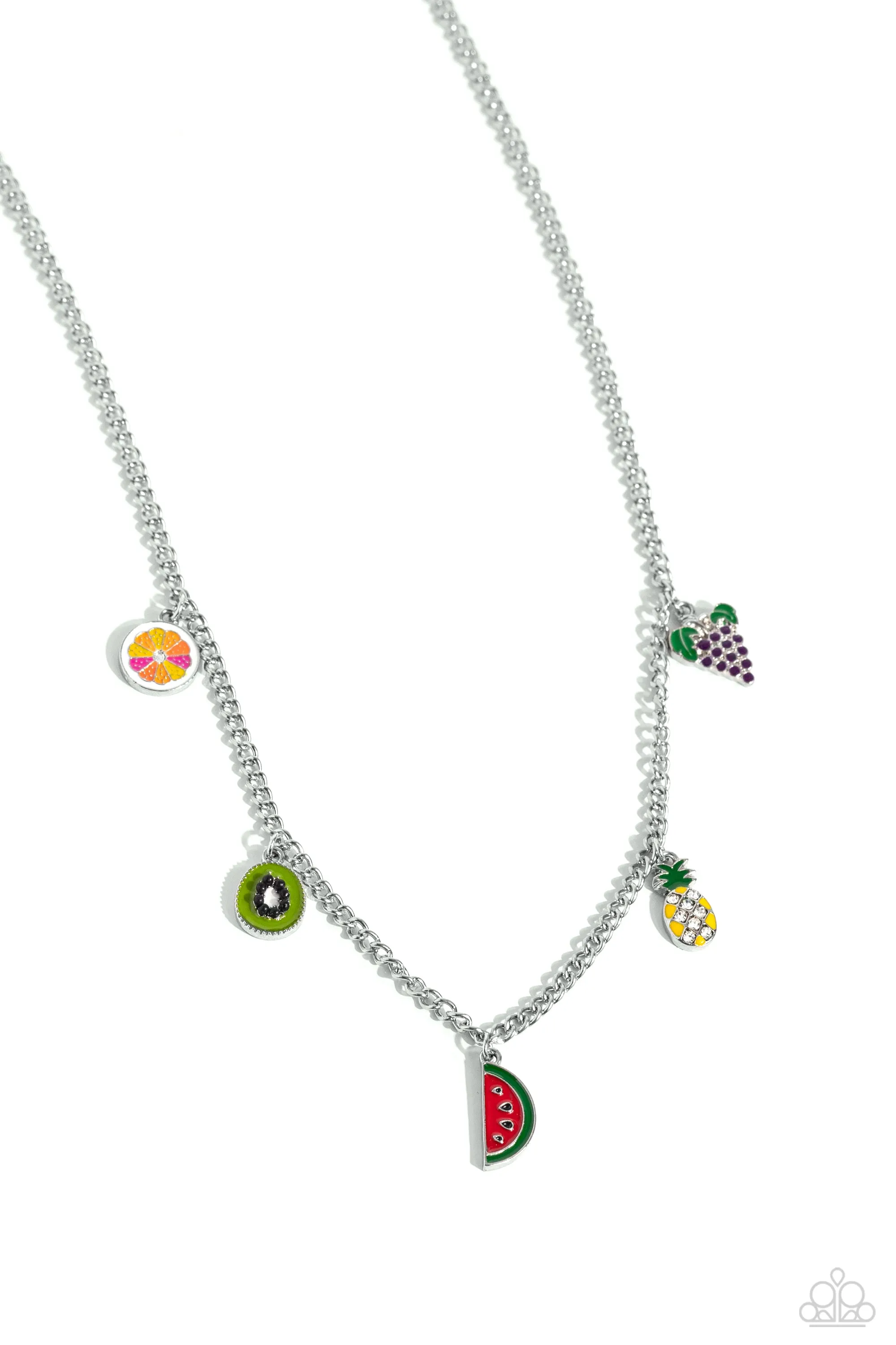 Paparazzi Fruity Flair Multi Necklace & Earring Set