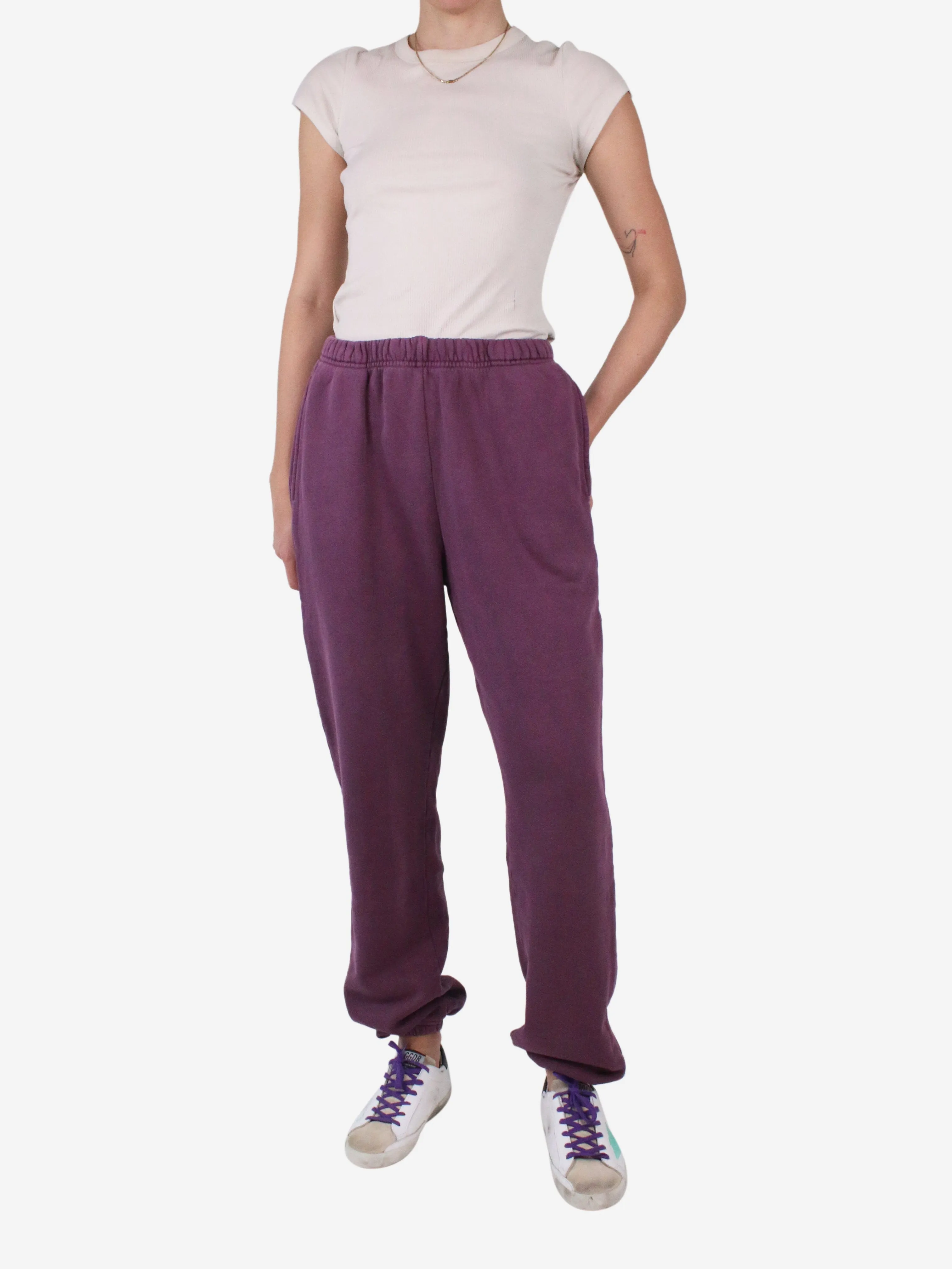 Purple sweatpants - size S