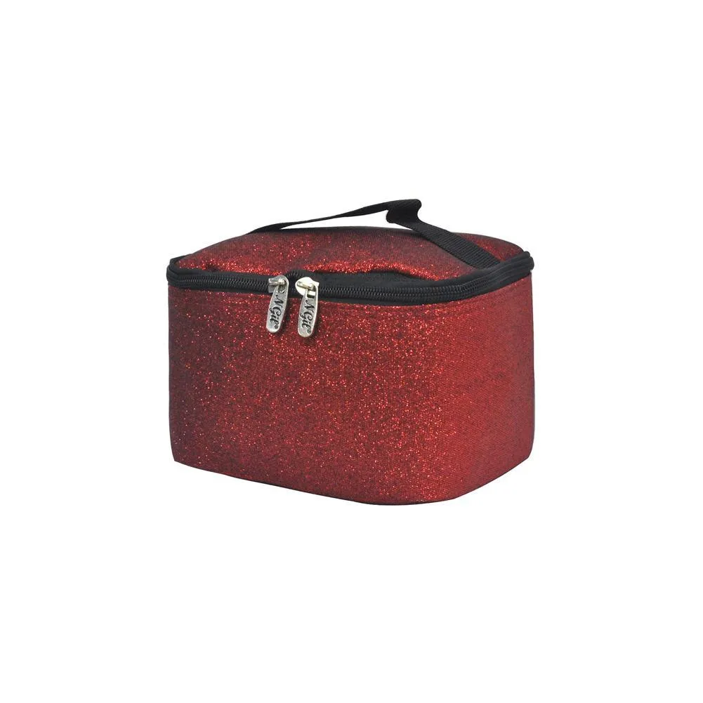 Red Glitter NGIL Cosmetic Case