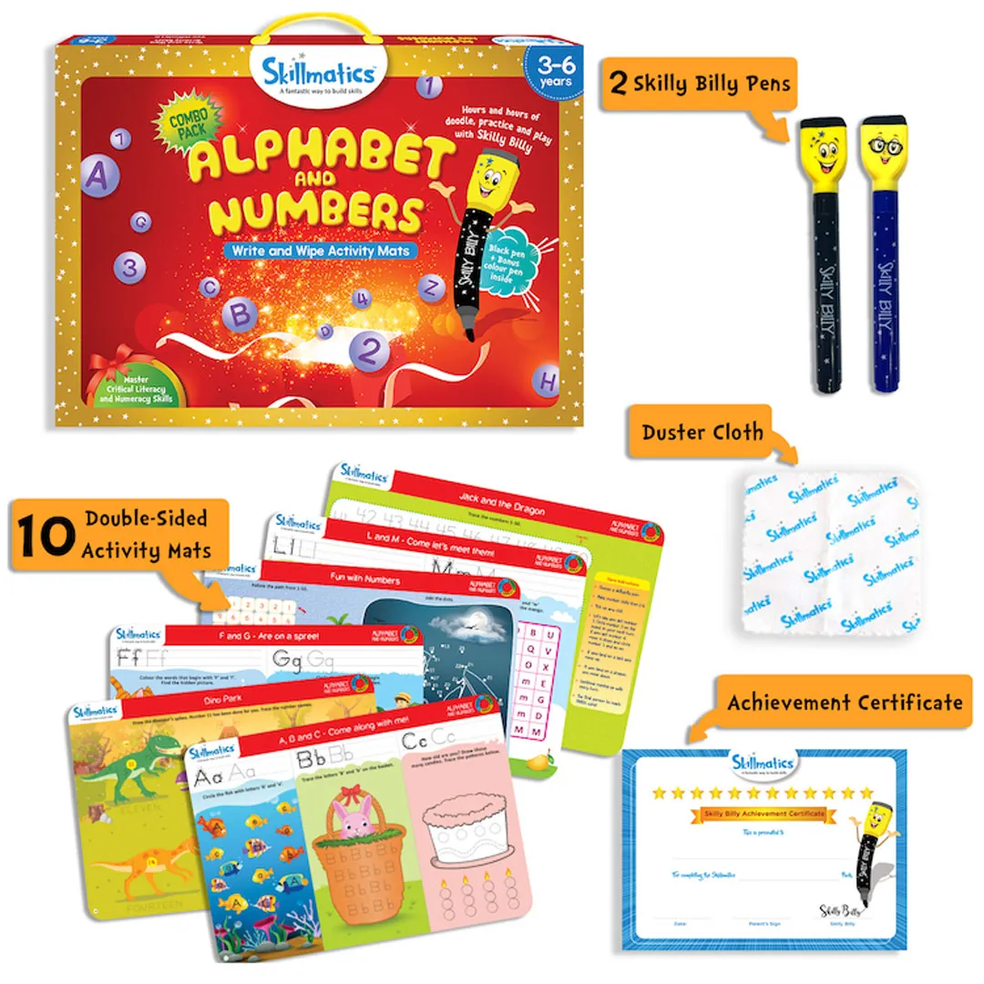 Skillmatics Games Alphabet and Numbers (3-6)