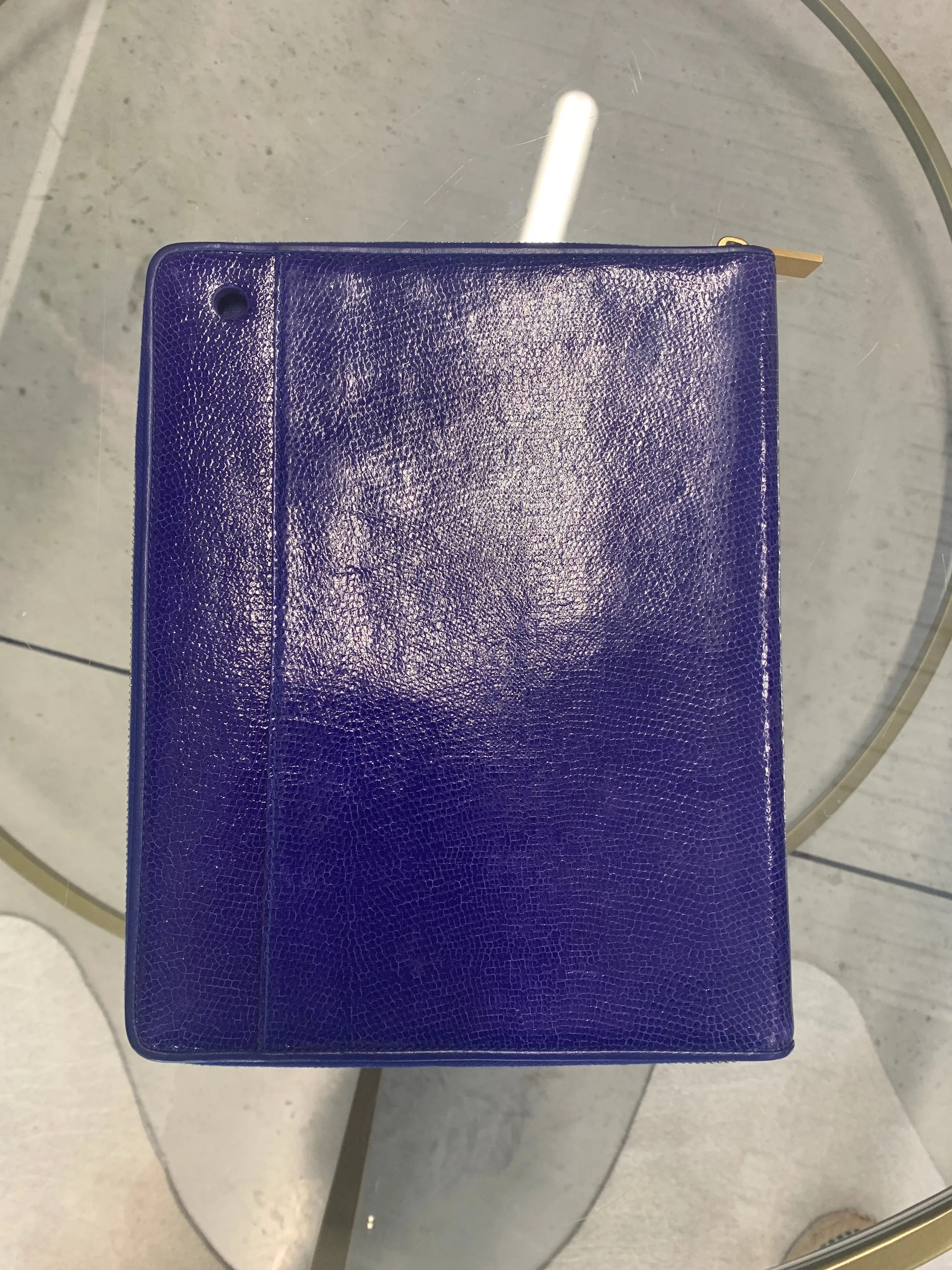 Smythson Purple ipad Case