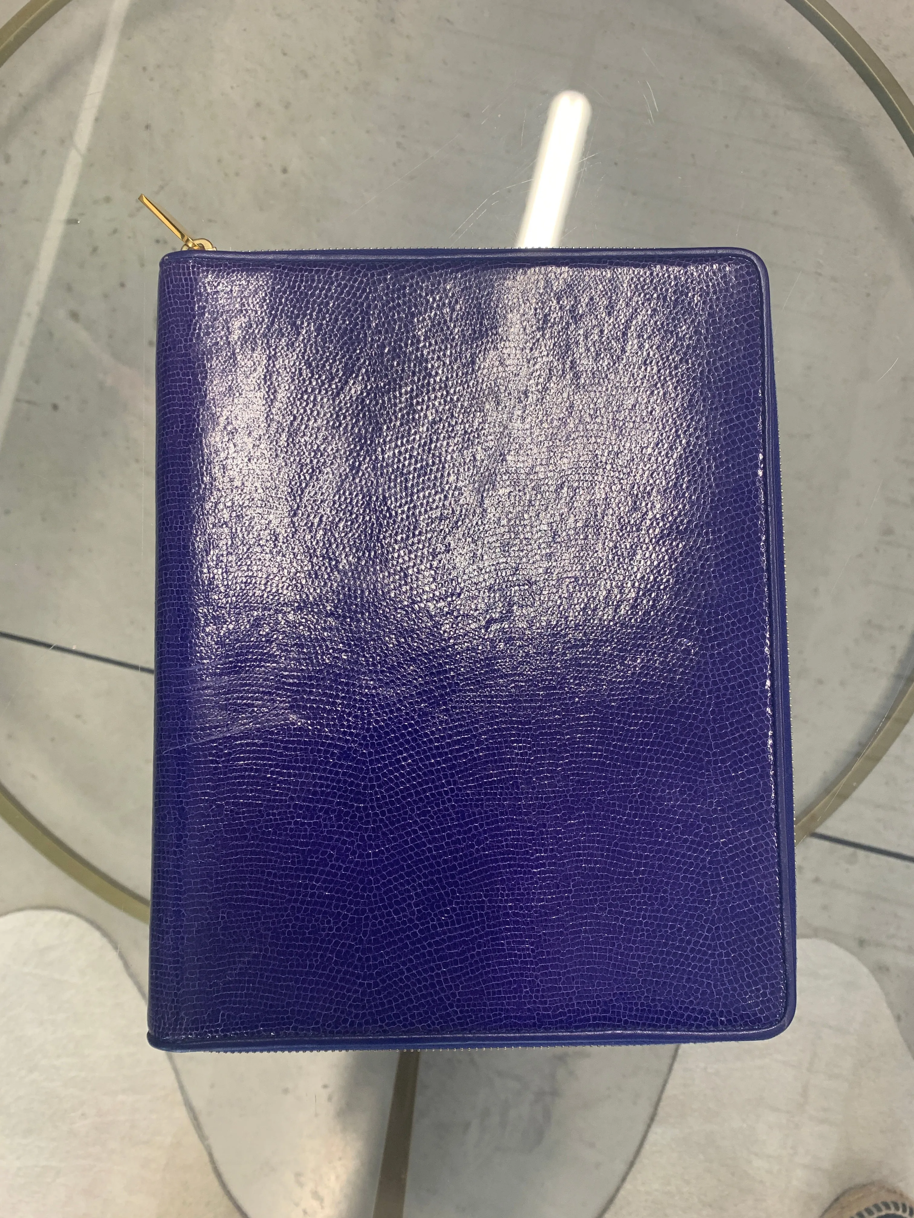 Smythson Purple ipad Case