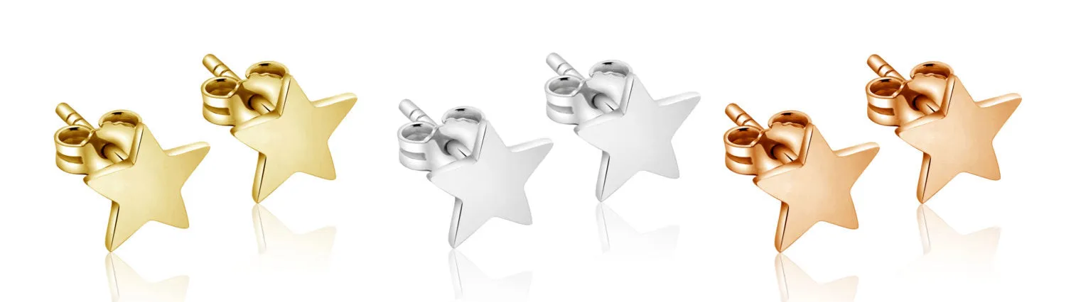 Star Shape Stud Earrings