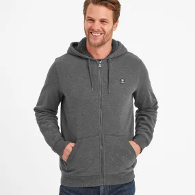 Timble Mens Sherpa Fleece Lined Hoody - Dark Grey Marl