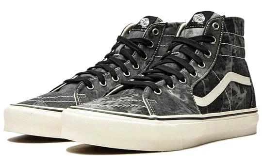 Vans Sk8-Hi Tapered 'Denim Destroy - Black Marshmallow' - Men's