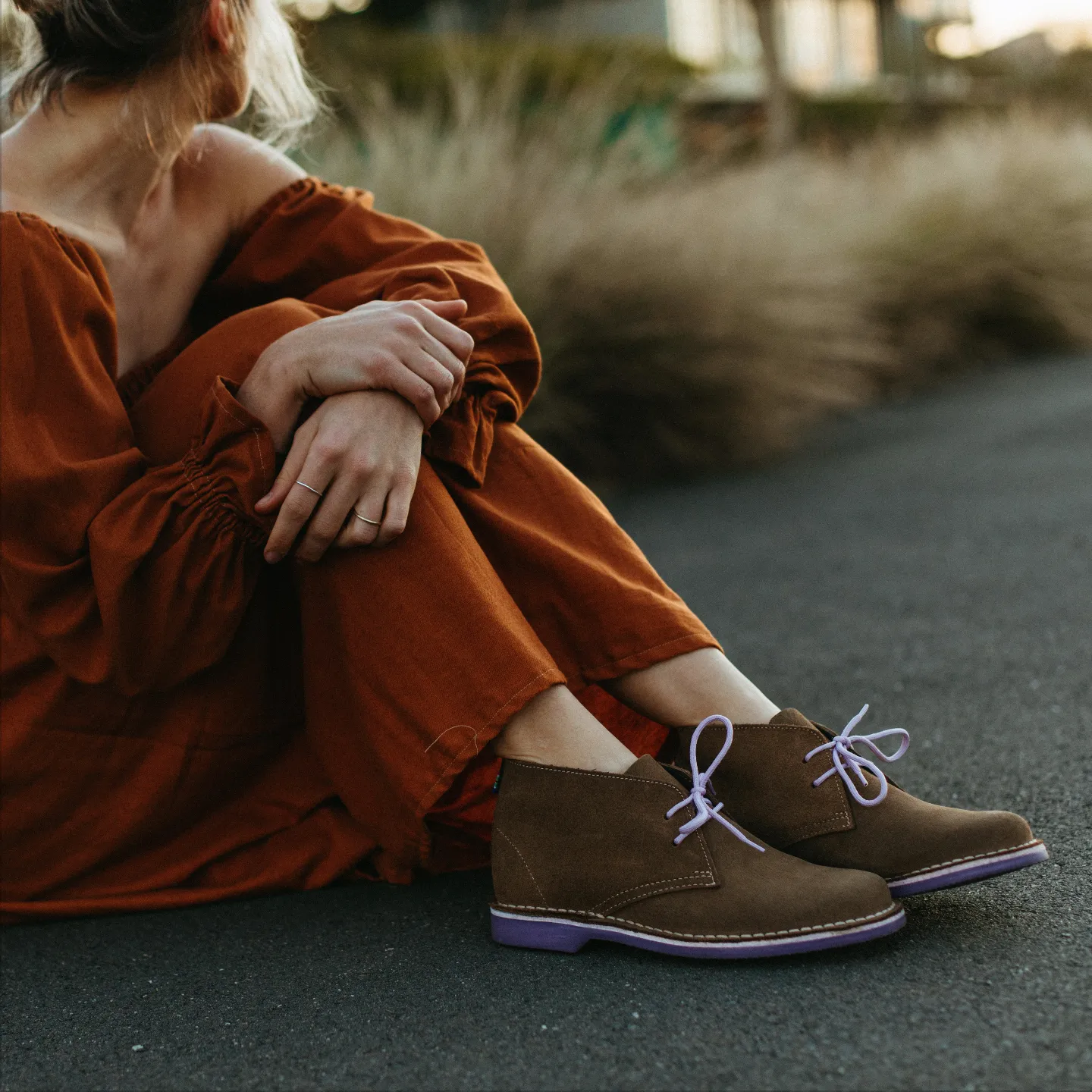 Vellies Jacaranda (Purple Sole)