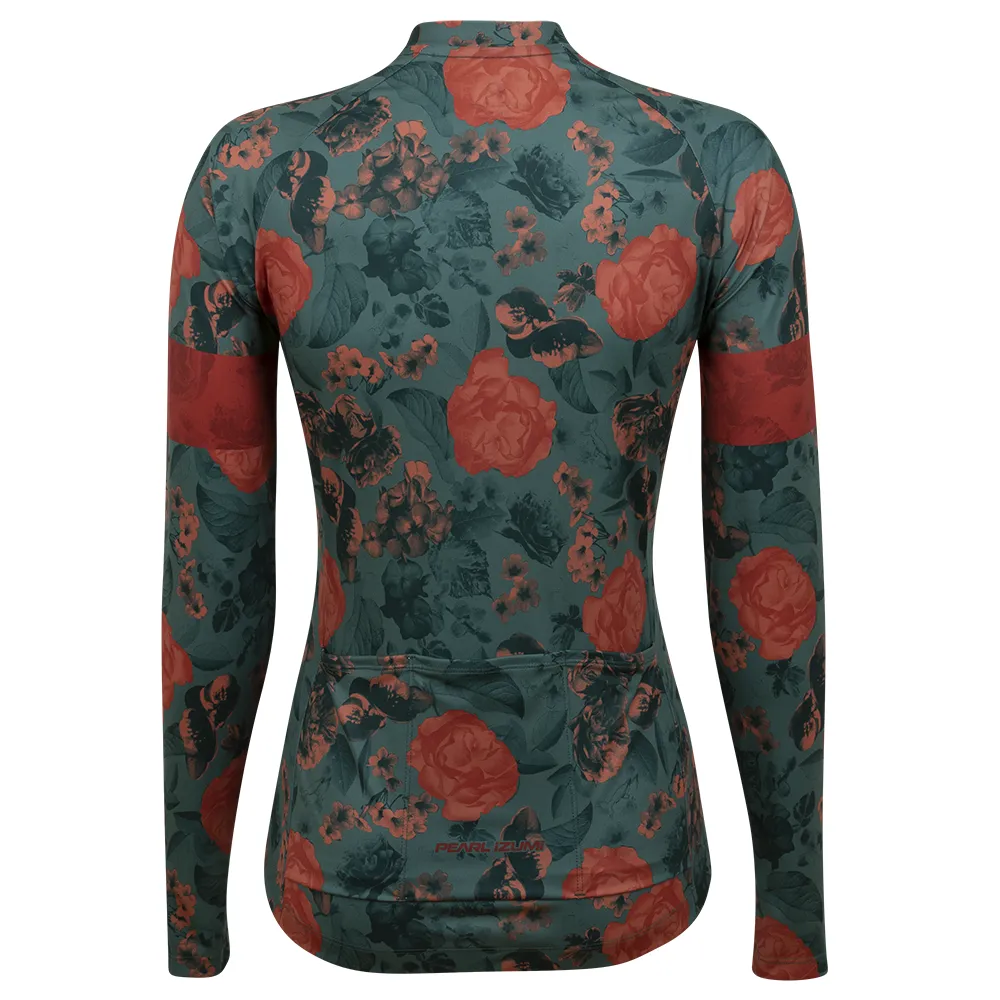 Women's Attack Long Sleeve Jersey- Floral