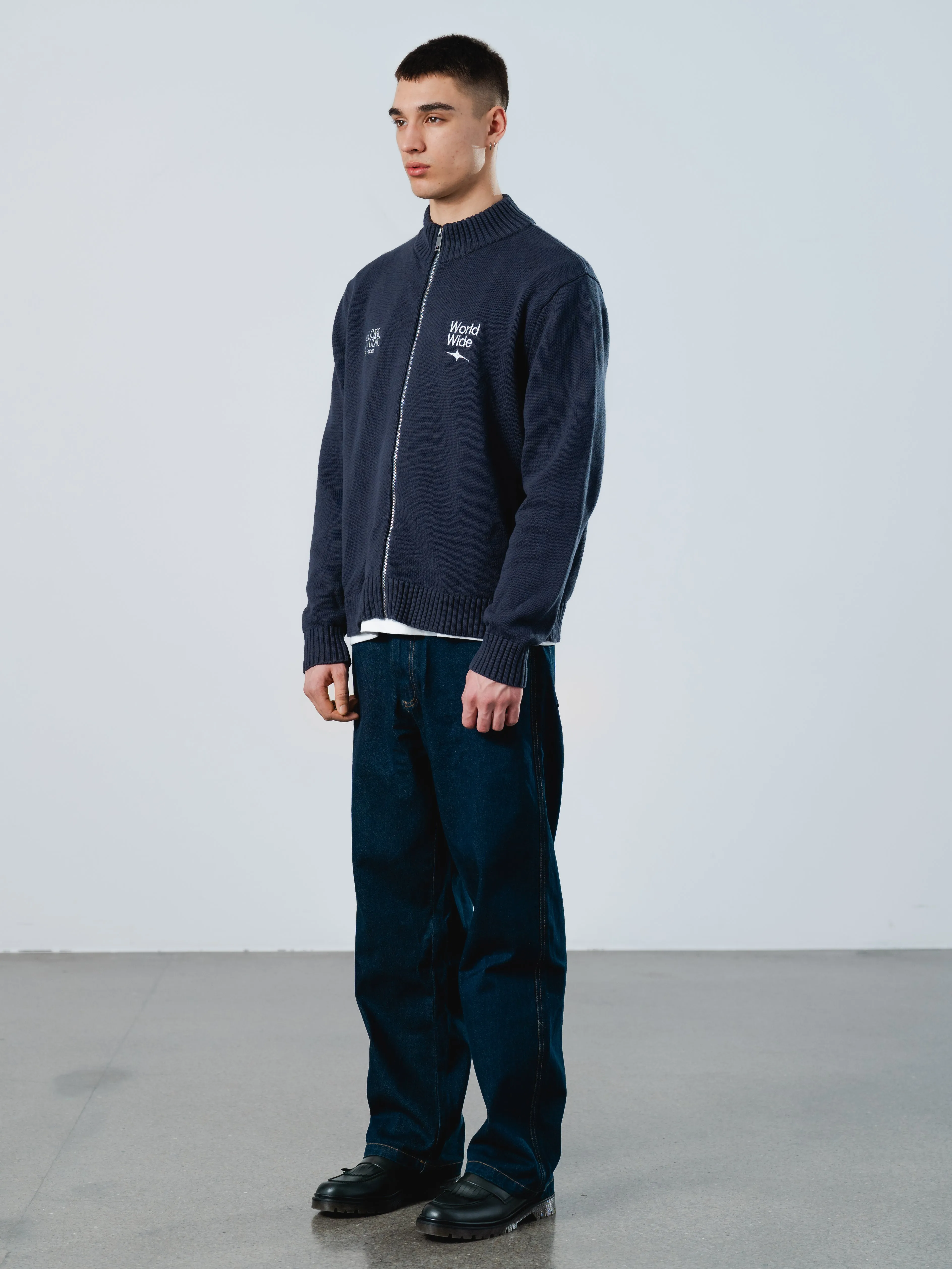 WorldWide Zip Knit 'Navy'